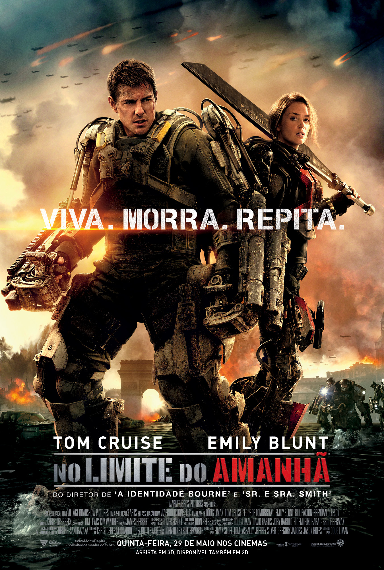 No Limite do Amanhã (2014) BDRip BluRay 1080p Dublado